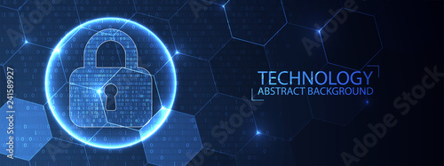 Secure digital space. Virtual confidential, programming protection.