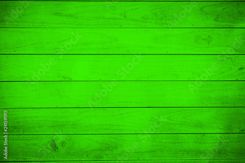 Wallpaper Mural Green Wooden board.  Wooden texture painted. Wooden Background. Plank texture. - image Torontodigital.ca