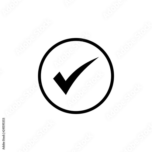 check icon vector. check mark icon. check list button icon