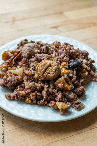 Chestnut Rice with Dried Fruits / ic Pilav or Pilaf