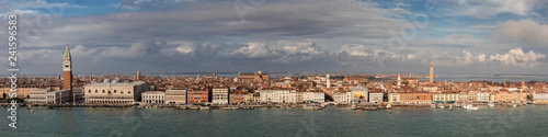 Panotama of the Venice lagoon towards San Marco square © Circumnavigation