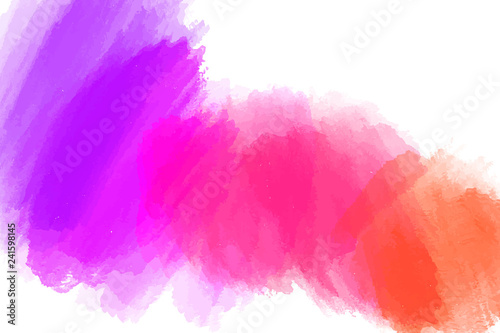 artistic backdrop  vector with brush strokes various colors  watercolor look background with colorful painted stains