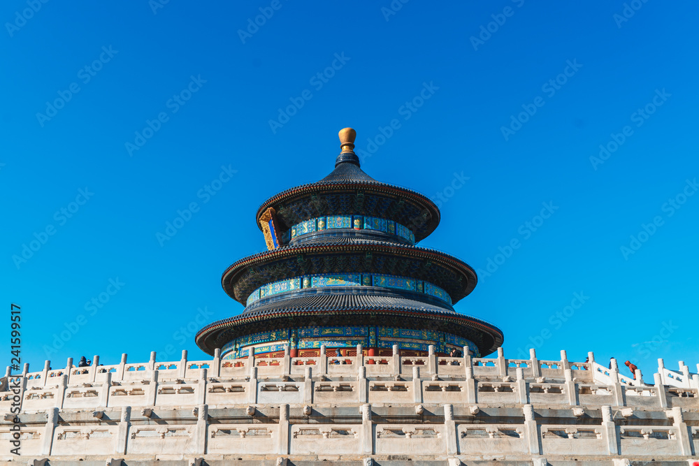 Iconic building of Temple of Heaven Beijing, China