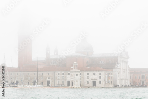 Foggy weather at San Giorgio Maggiore