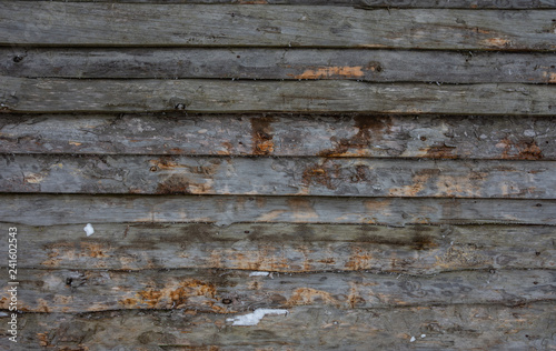 The texture of the wooden fence