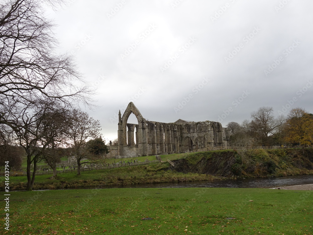 A vie of Bolton Abbey in Cheshire england