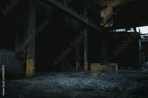 Abandoned steel works in England 