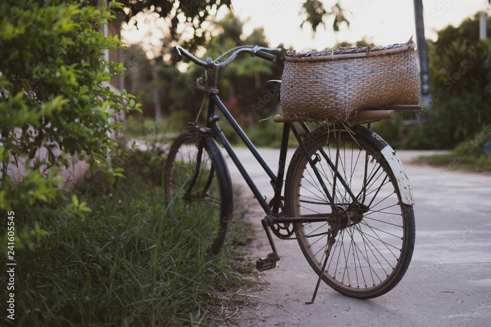 vintage bicycle in thailand