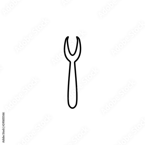 seafood fork icon. Can be used for web  logo  mobile app  UI  UX