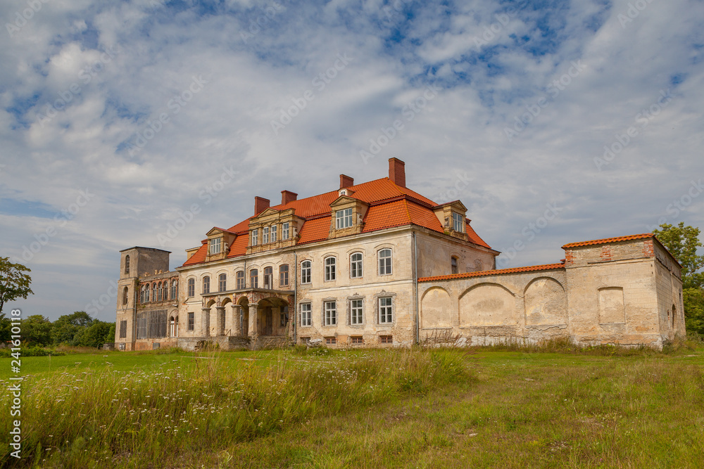 Estonia. Malla. On old manor under conservation.