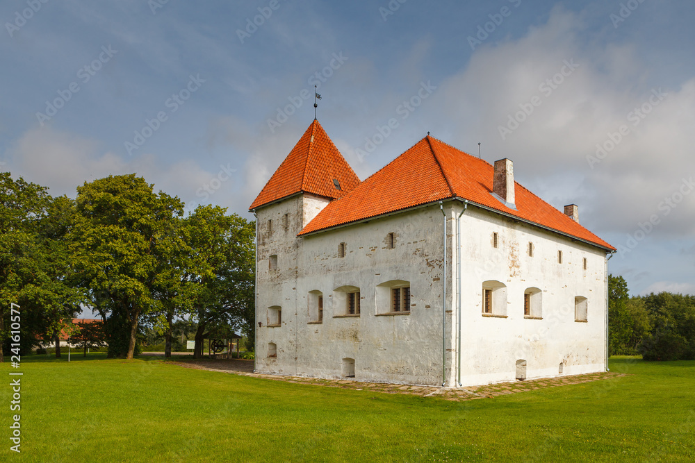 Purtse, strong defensive castle-tower from 17 century. Estonia.