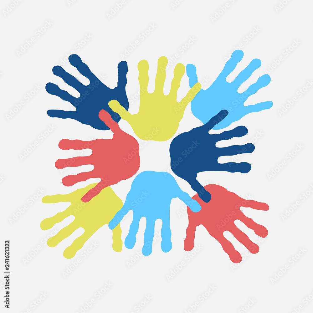 team symbol, friendship concept, template design team symbol, friendship concept, template design