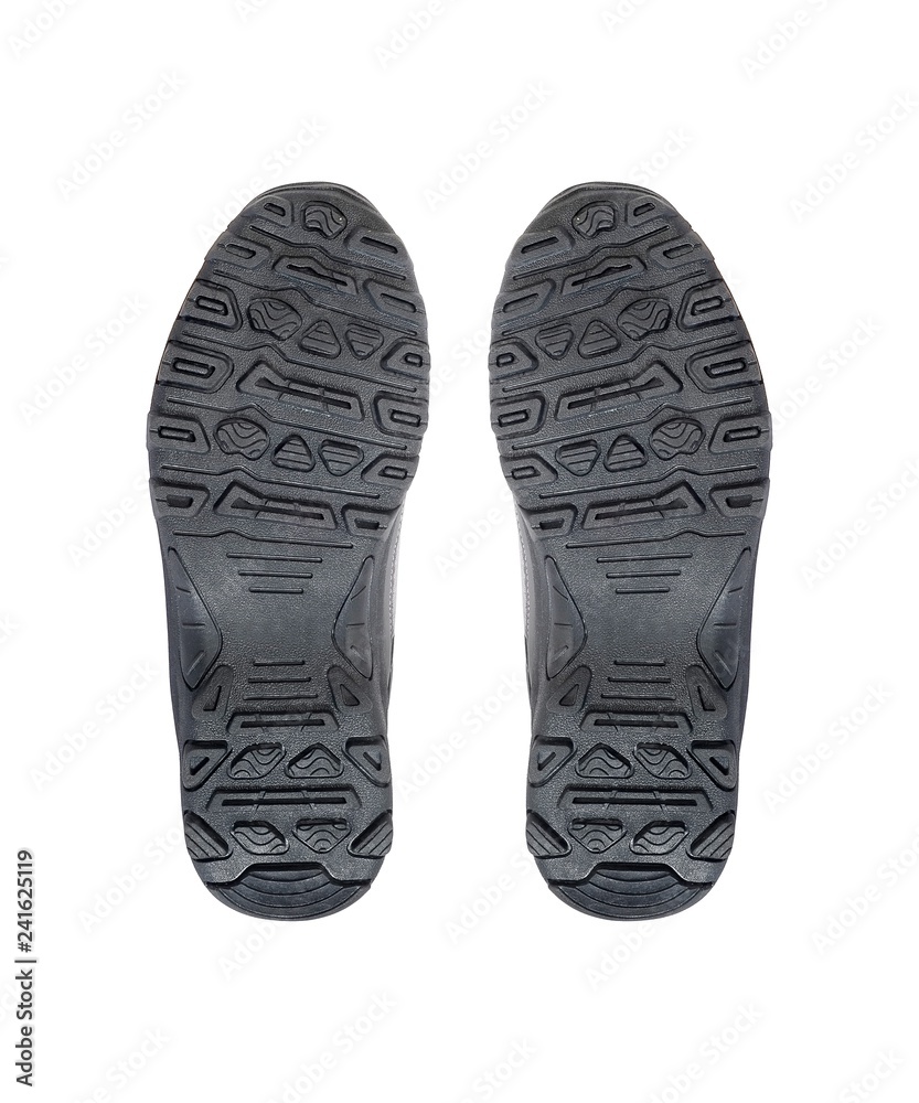 Sport shoe sole isolated on white background Sport shoe sole isolated on white background