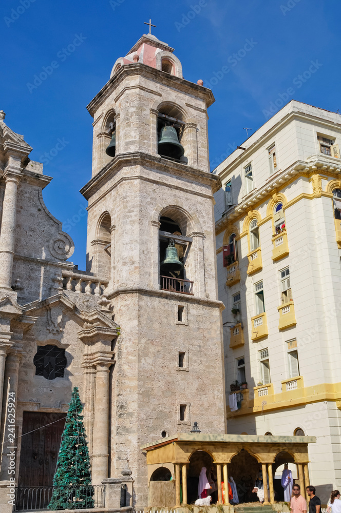 Plaza de la Catedral, Kathedrale San Cristóbal, Havanna, Kuba