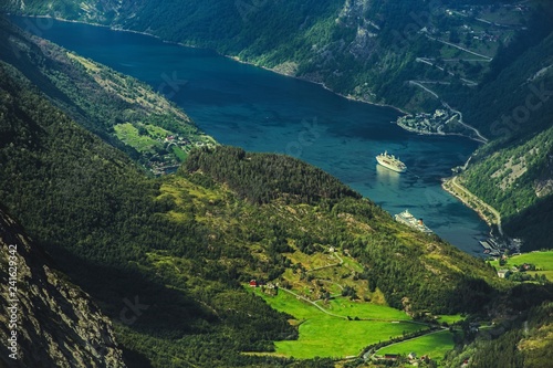 Geirangerfjord and the Village