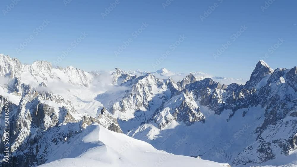 beautiful panoramic scenery view of europe alps mont blanc landscape from the aiguille du midi chamonix france beautiful panoramic scenery view of europe alps mont blanc landscape from the aiguille du midi chamonix france