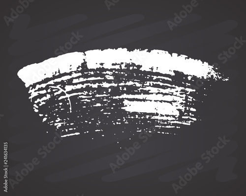 Brush strokes Set hand drawn grunge texture vector illustration isolated on white background