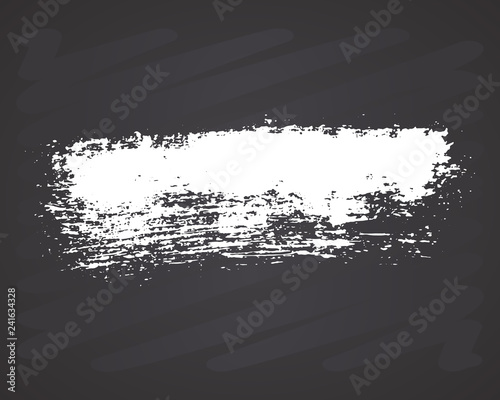 Brush strokes Set hand drawn grunge texture vector illustration isolated on white background