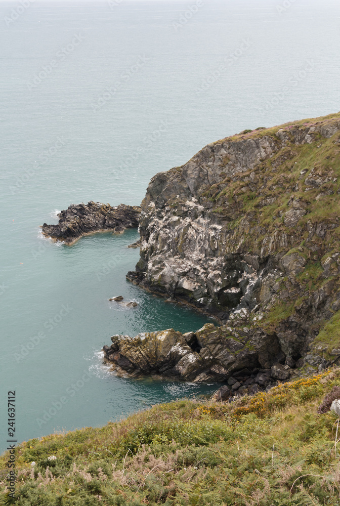 Tranquility and silence over the wild coast