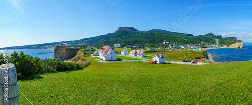 Panoramic view of the Perce village photo