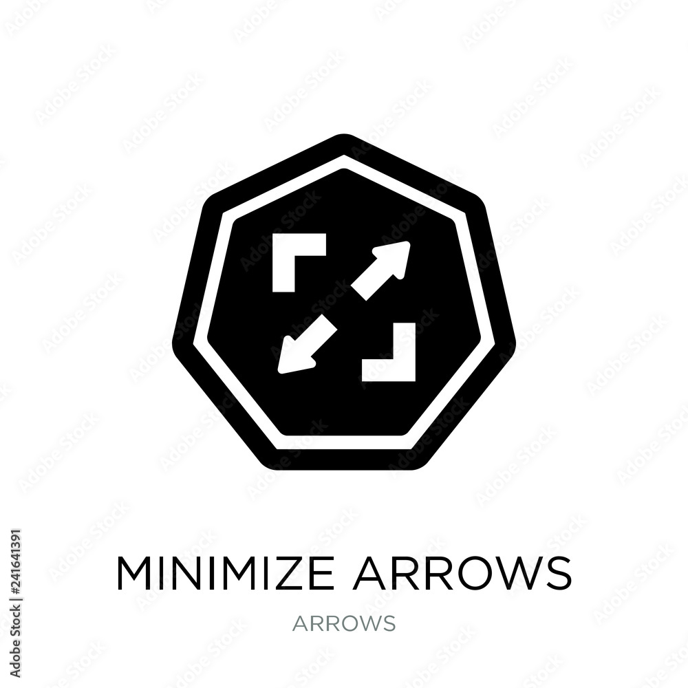 minimize arrows icon vector on white background, minimize arrows minimize arrows icon vector on white background, minimize arrows