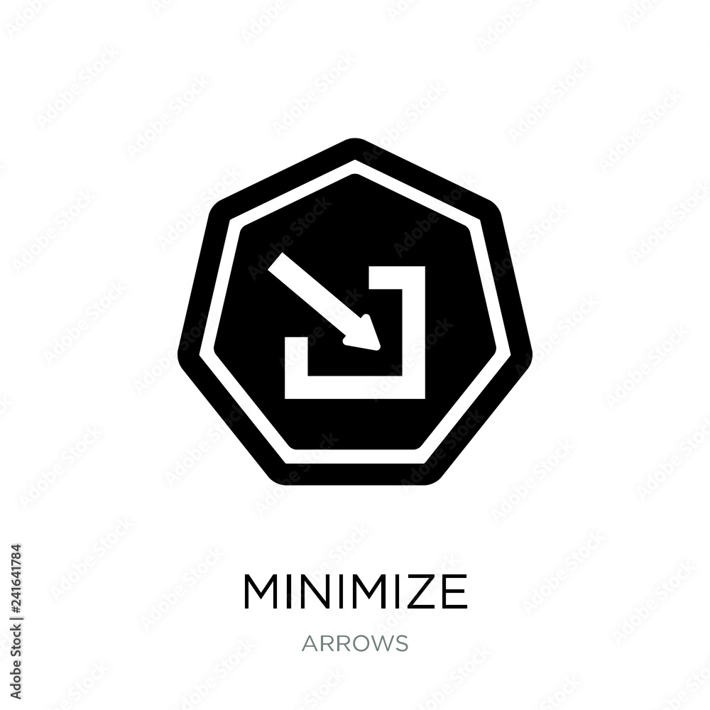 minimize icon vector on white background, minimize trendy filled minimize icon vector on white background, minimize trendy filled