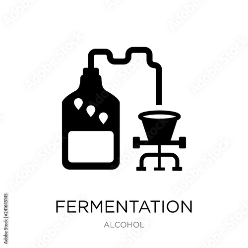 fermentation icon vector on white background, fermentation trend