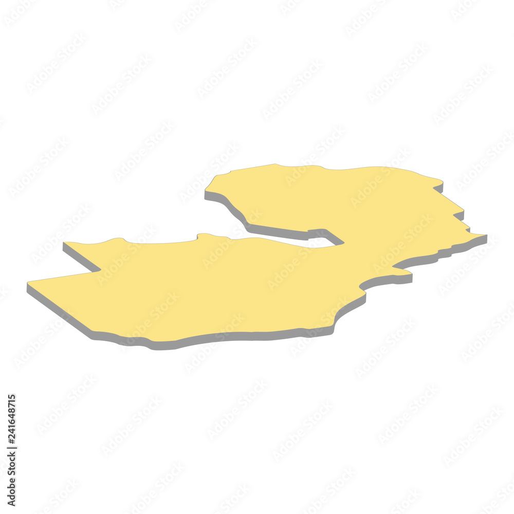map of Zambia map of Zambia