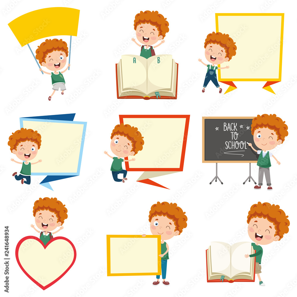 Vector Illustration Of Cartoon Character Vector Illustration Of Cartoon Character
