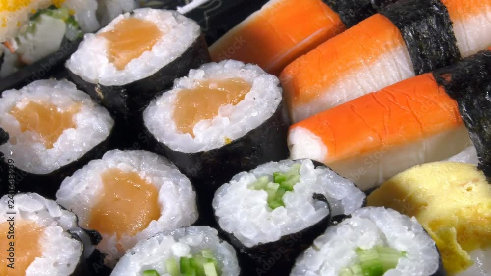 Japan Traditional Food Sushi Raw Fish Japan Traditional Food Sushi Raw Fish