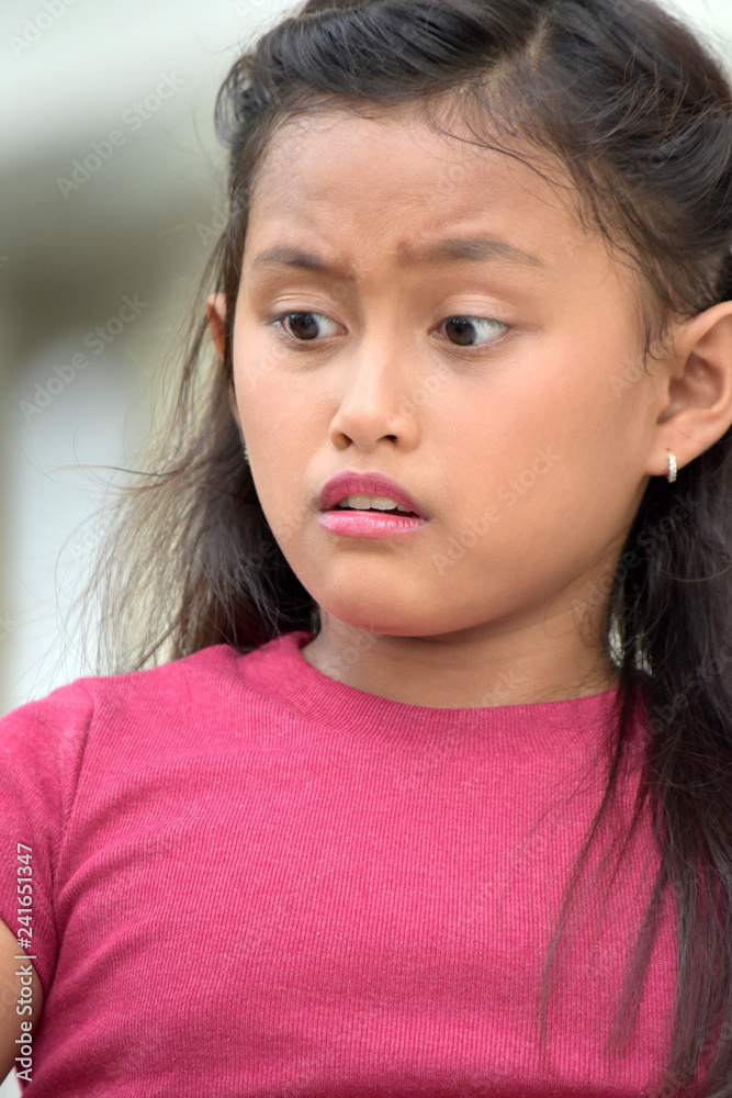 Confused Filipina Person Confused Filipina Person