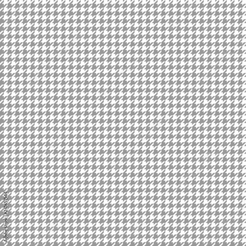 Houndstooth Seamless Pattern - Classic gray and white houndstooth texture
