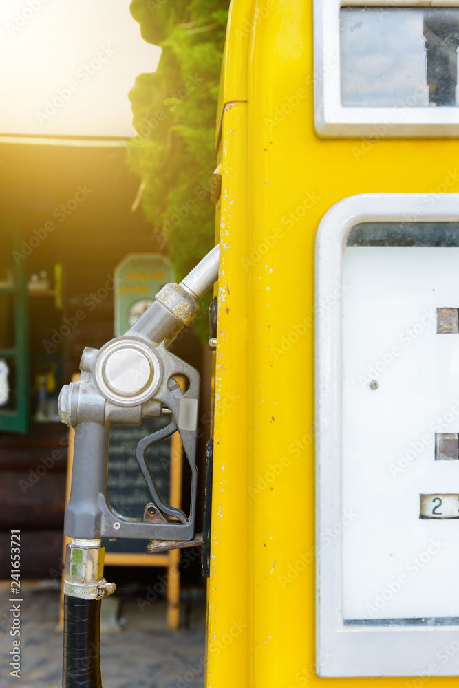 old oil gasoline dispenser