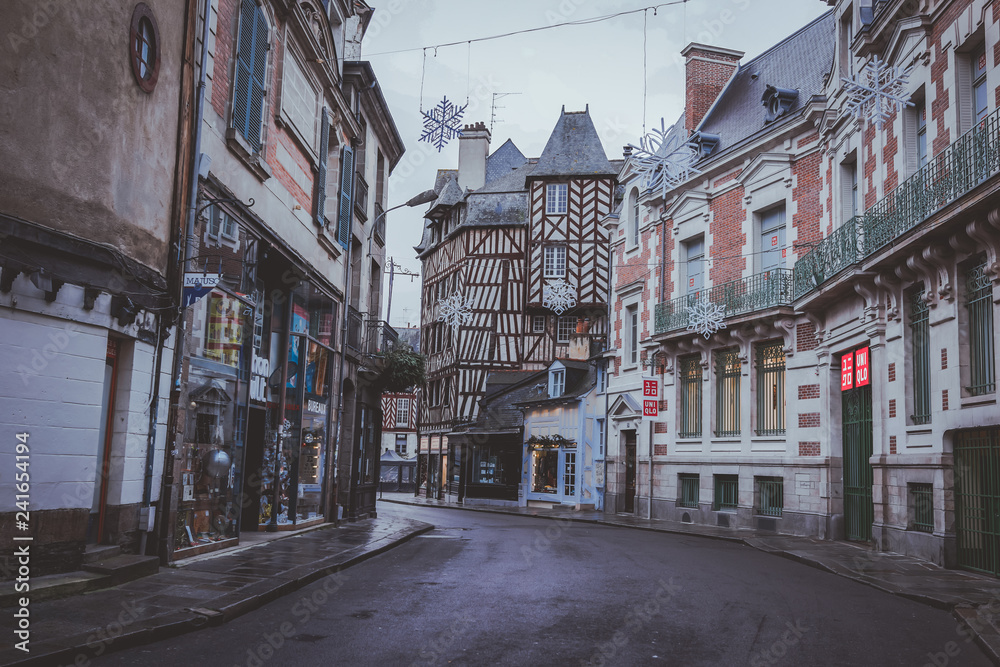 Rennes.  City in the east of Brittany. France
