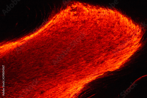 Hot Lava Flow, Kilauea Volcano