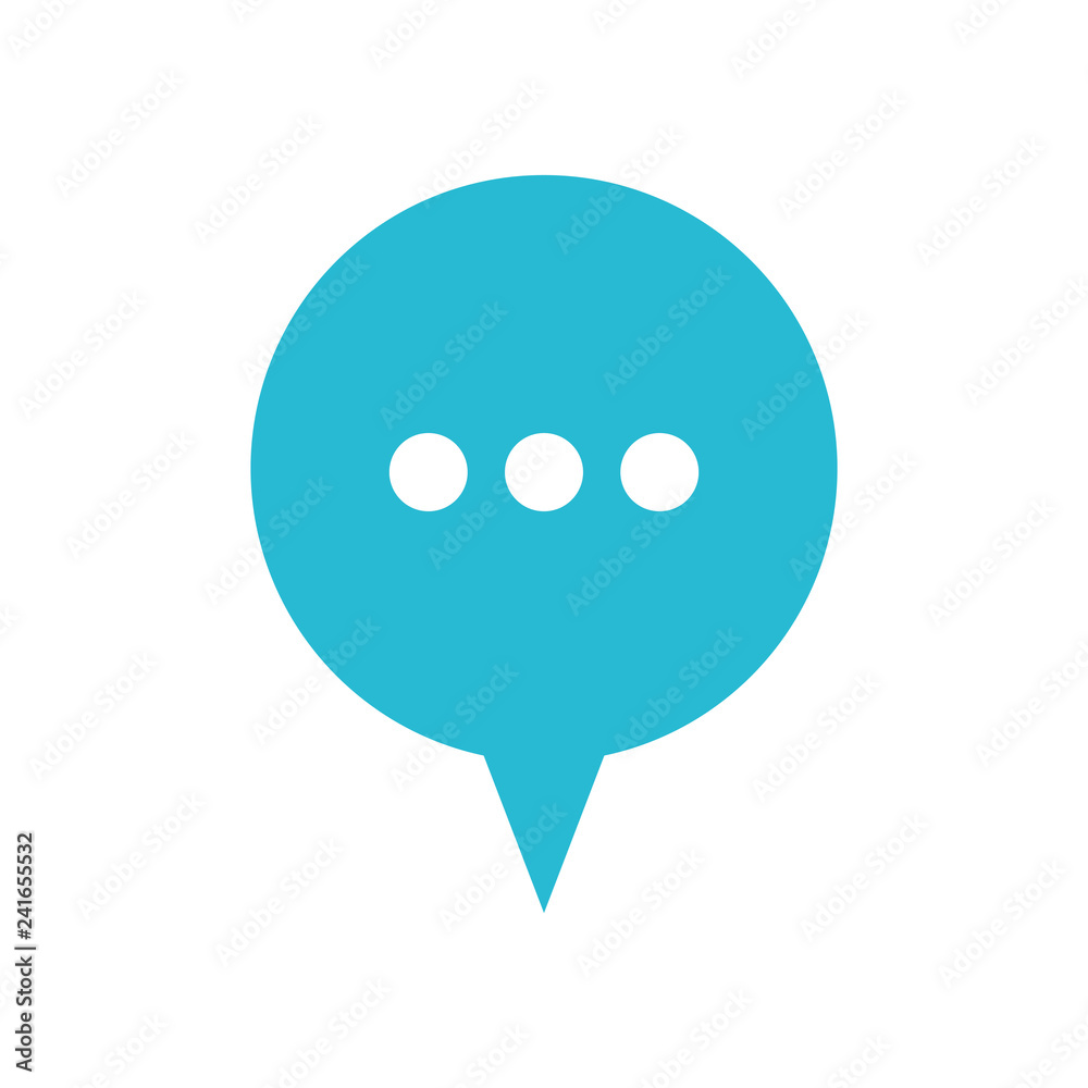 speech bubble with ellipsis isolated icon speech bubble with ellipsis isolated icon