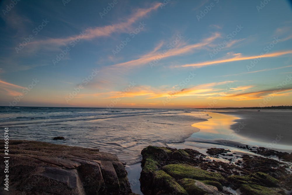 Obraz premium Seascape of the Australian Coast - Ocean at Sunset