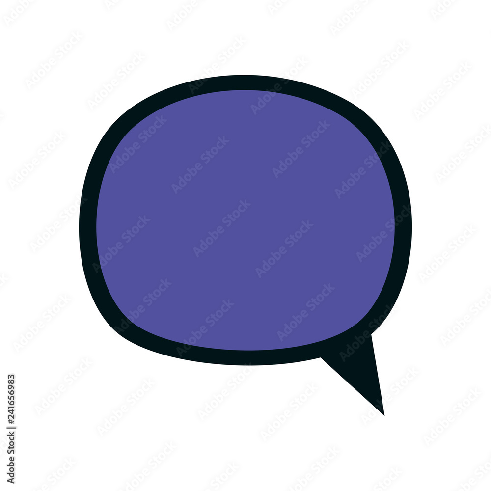 Naklejka premium speech bubble isolated icon