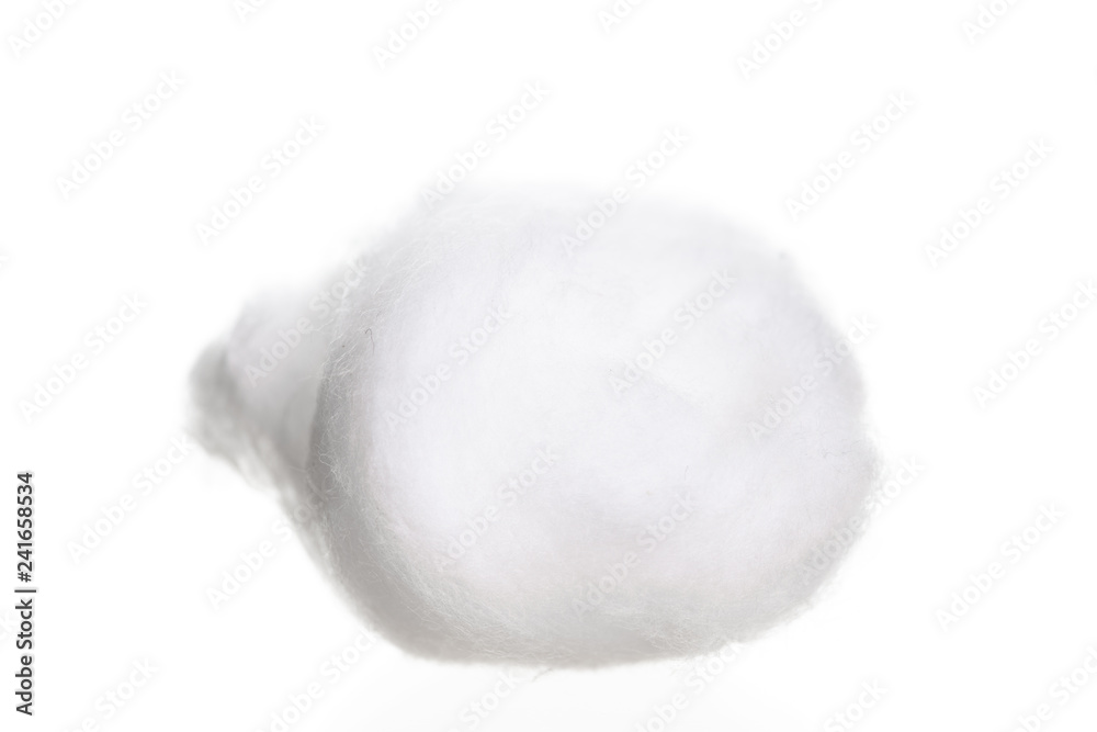 Cotton wool isolate on white background Cotton wool isolate on white background