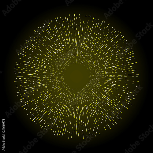 Golden halo circle, angel and saints ring design element. Sign of saints represented as nimbus, aureole or glory and gloriole. Tattoo reference. Vector.