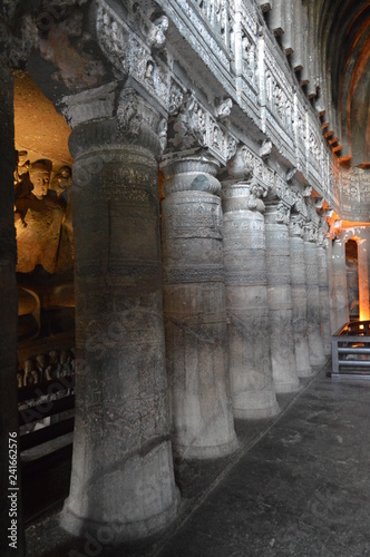 Ajanta caves, Maharashra, India photo