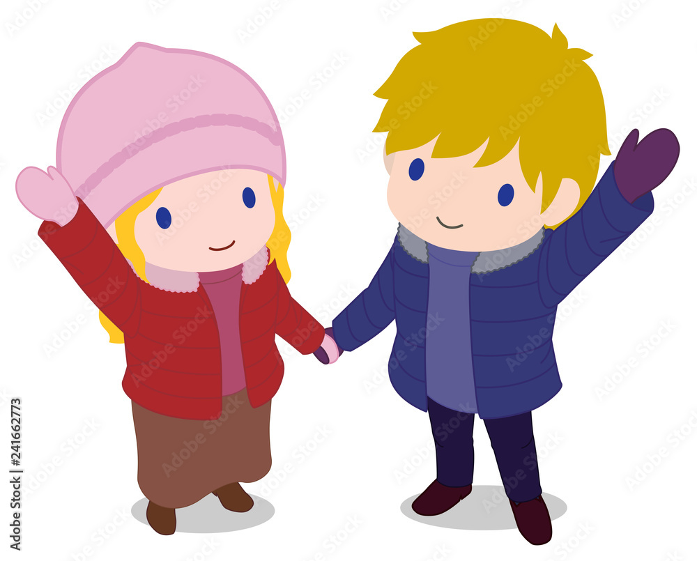 可愛い恋人たち　冬空に手を振る　タイプA