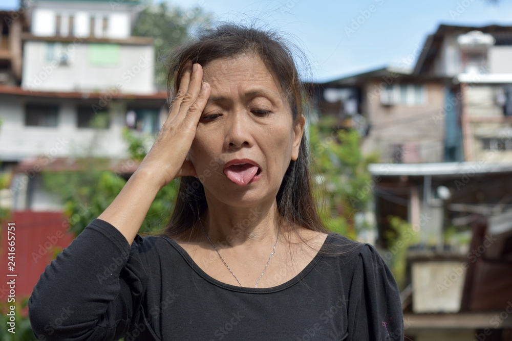 Older Diverse Female Senior And Illness Older Diverse Female Senior And Illness