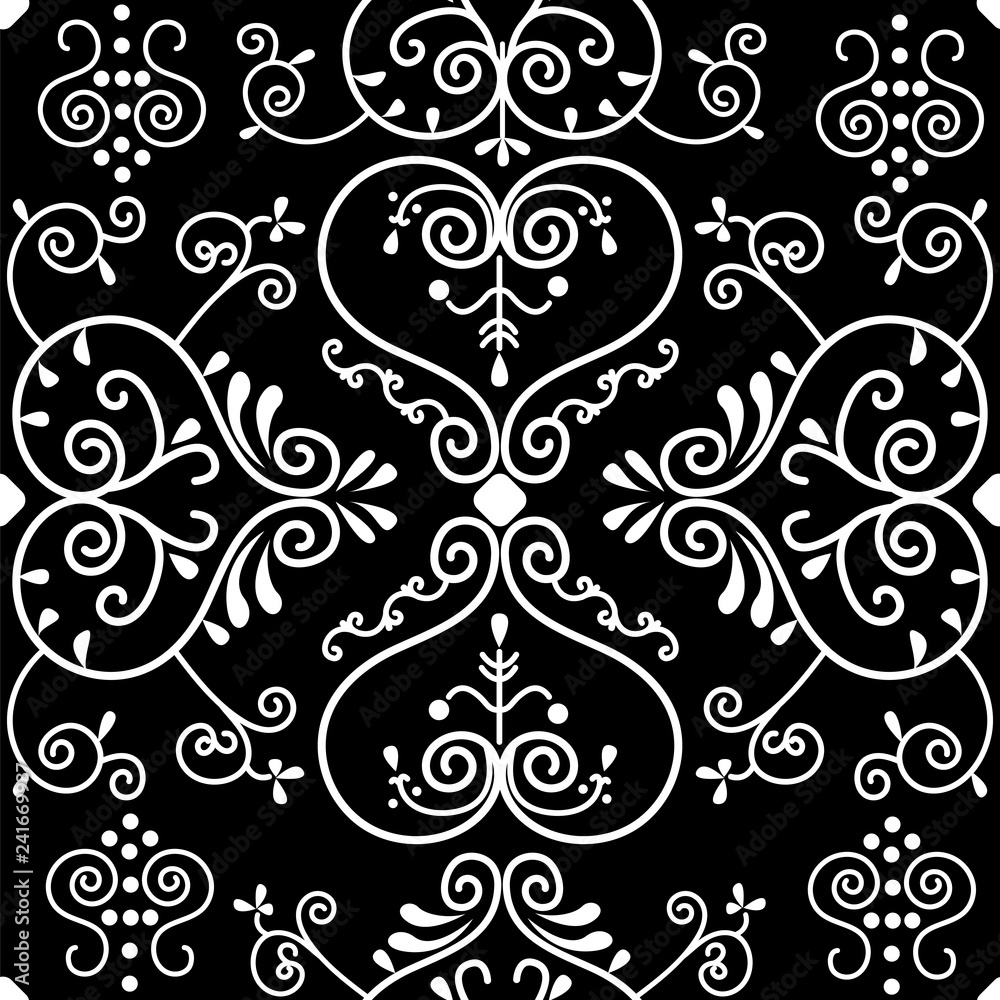 Yakut floral seamless ornament pattern. Yakutia, Republic of Sakha is the largest region of Russia. Vector illustration. Yakut floral seamless ornament pattern. Yakutia, Republic of Sakha is the largest region of Russia. Vector illustration.
