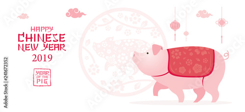 Pig Character, Chinese New Year 2019
