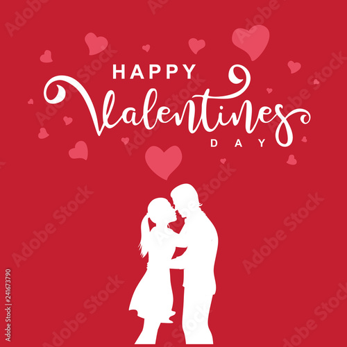 Vector happy valentines day...