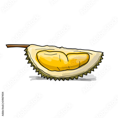 Durian, sketch for your design