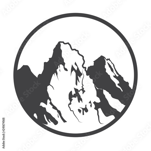 Mountain Logotype  Label  Badge