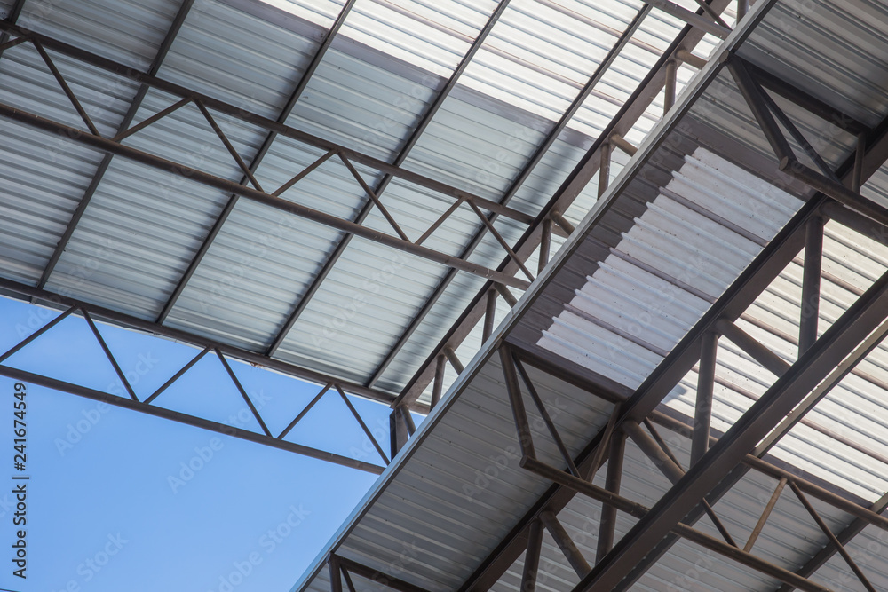 metal sheet roof light frame structure for large building metal sheet roof light frame structure for large building
