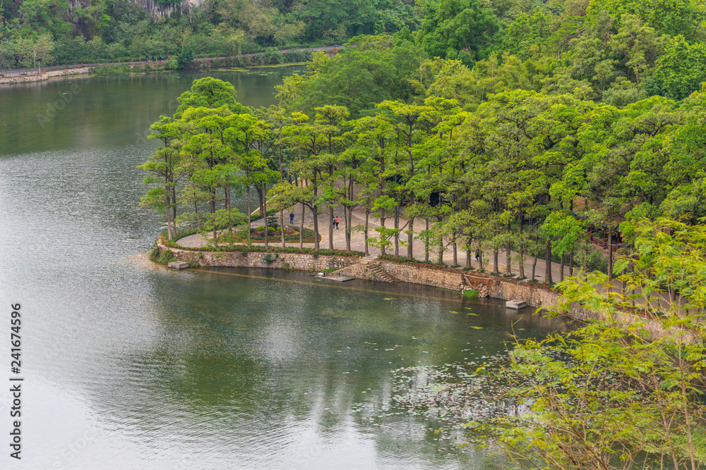 Obraz premium Qixingyan Scenic Spot, Zhaoqing City, Guangdong Province,CHINA